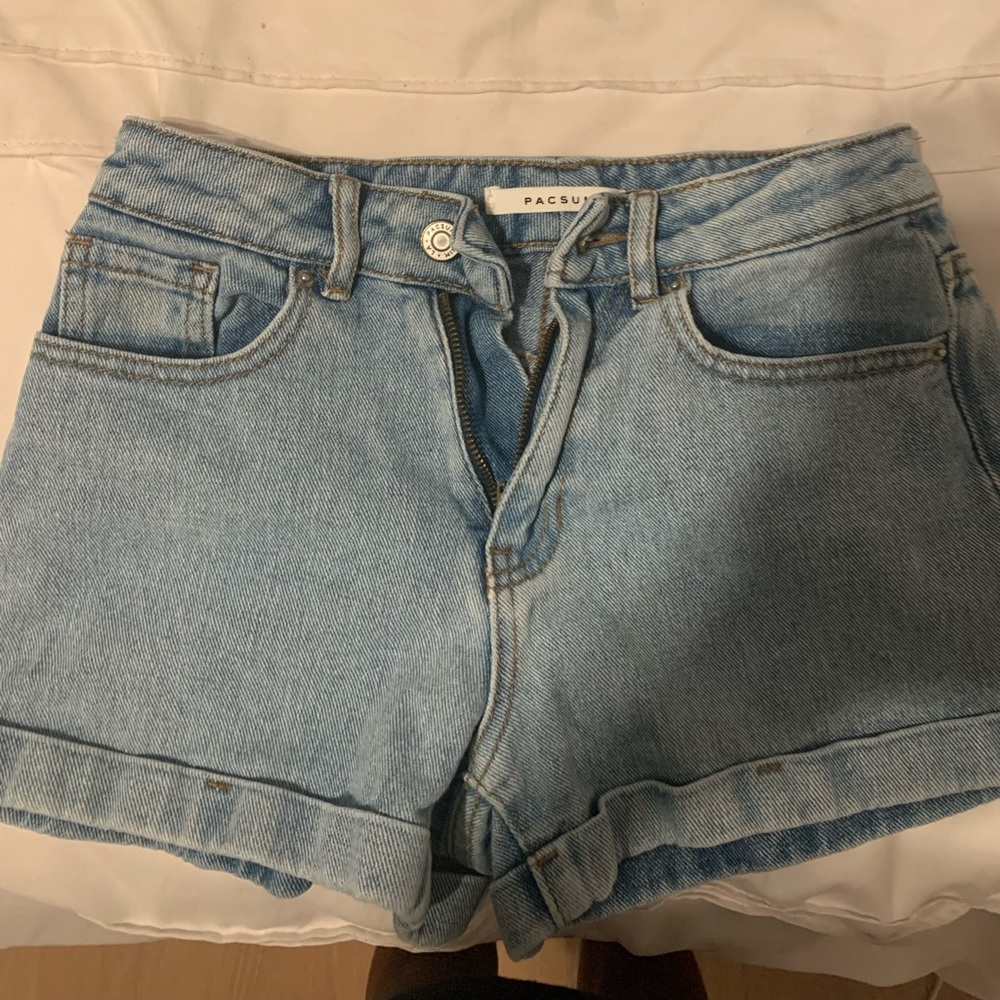 Pacsun blue jean shorts